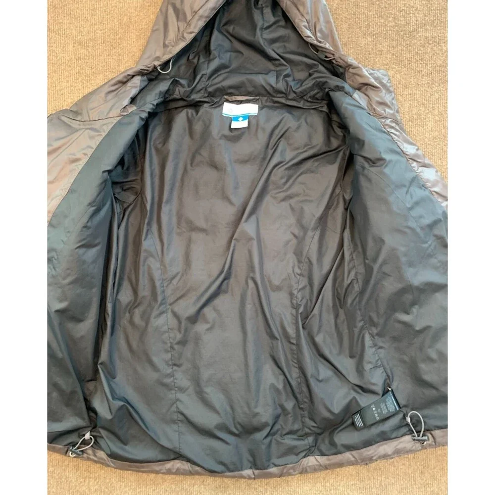 Columbia Hooded Puffer Jacket Womens M Point Reyes Quilted Insulated Zip Up - Picture 4 of 13
